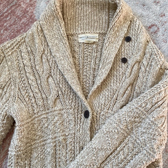 Denim & Supply Ralph Lauren cardigan chunky sweater - Picture 5 of 5